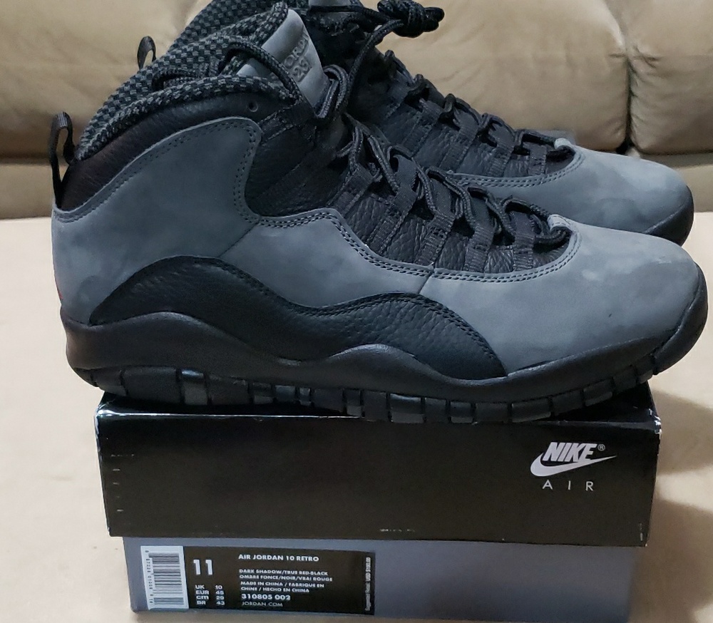 Air Jordan 10 Retro Dark Shadow Sz 11